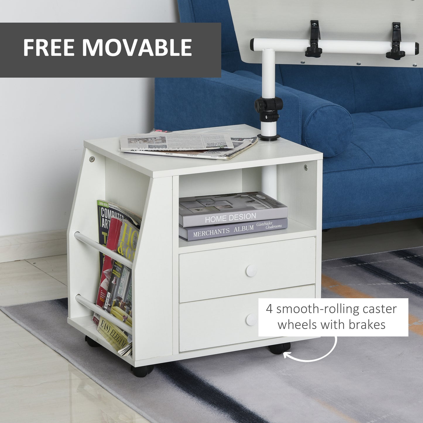 Mobile End Table