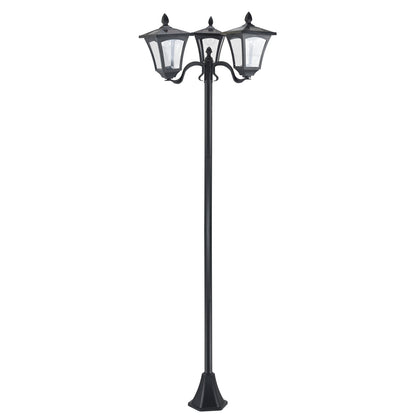 1.8m Traditional Victorian Style - Solar Post Lamp with Sensor
