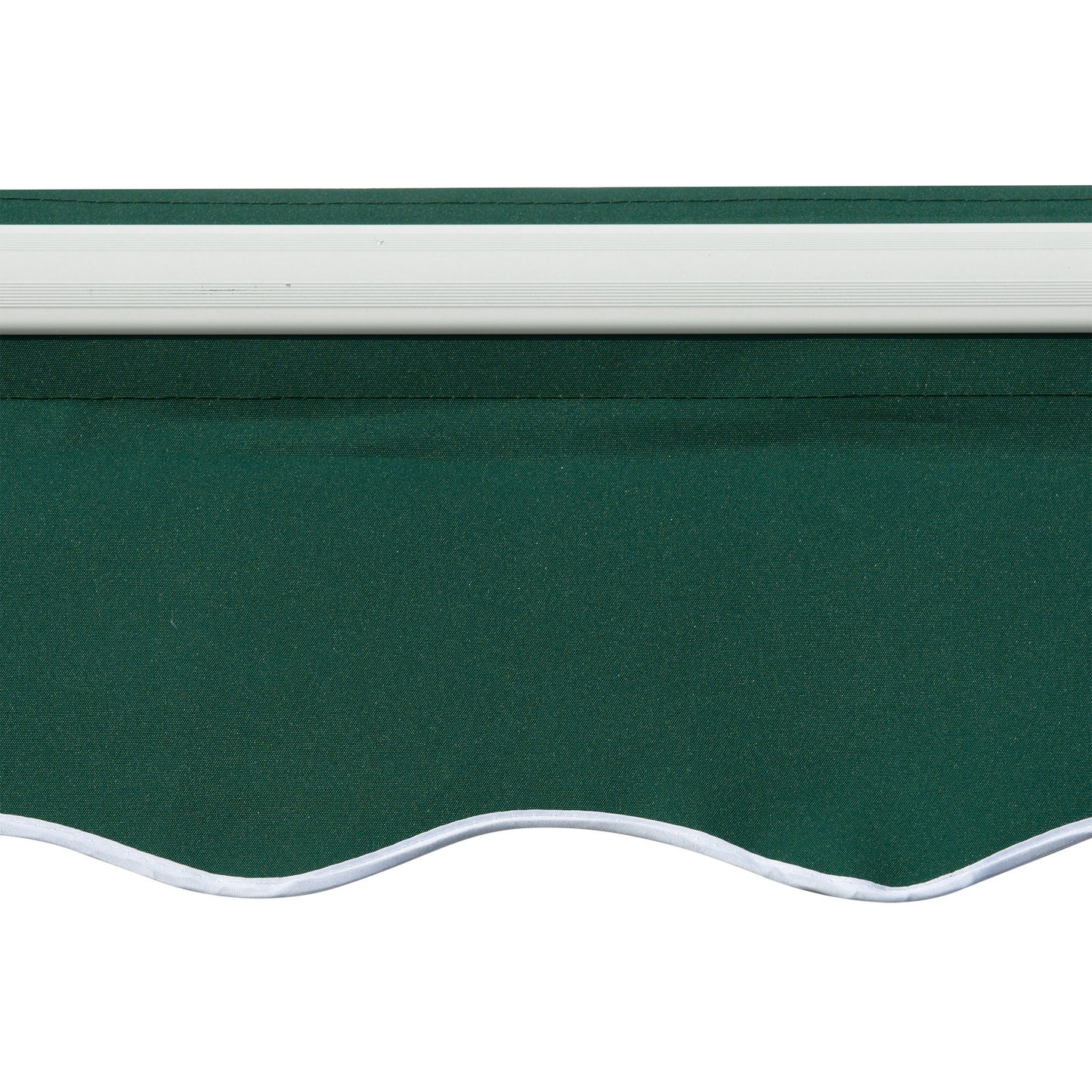 Awning Canopy Manual Retractable Porch Sun Shade Shelter 3 x 2m Green
