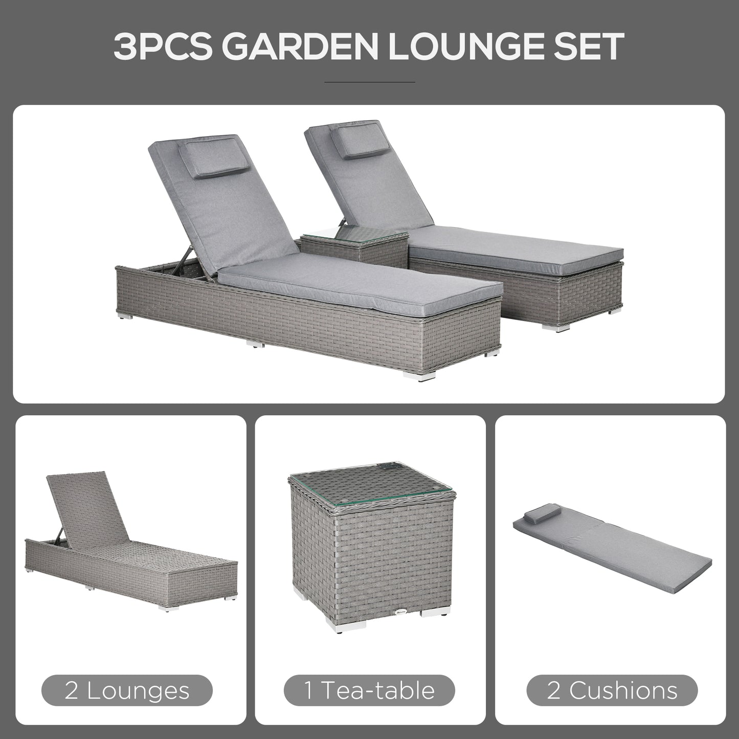Rattan Lounge Set
