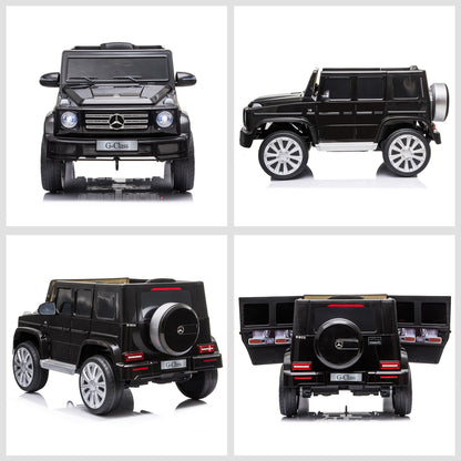 Compatible 12V Battery-powered Kids Electric Ride On Car Mercedes Benz G500 Toy with Parental Remote Control Music Lights MP3 Suspension Wheels