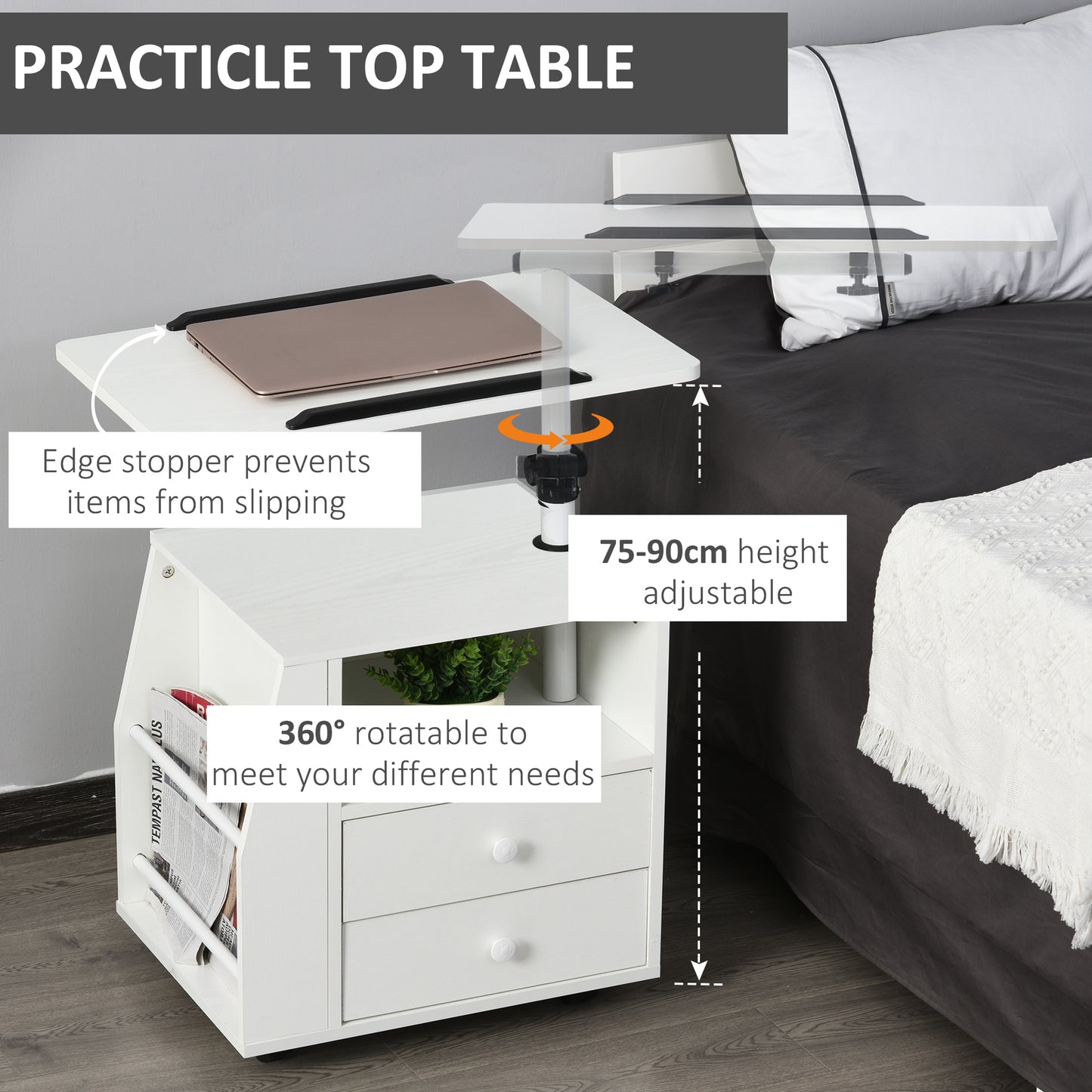 Mobile End Table