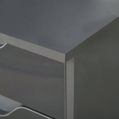 Desk with Shelves
