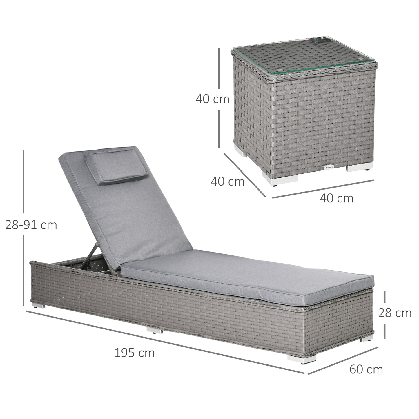 Rattan Lounge Set