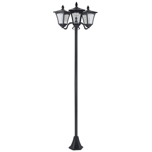 1.8m Traditional Victorian Style - Solar Post Lamp with Sensor