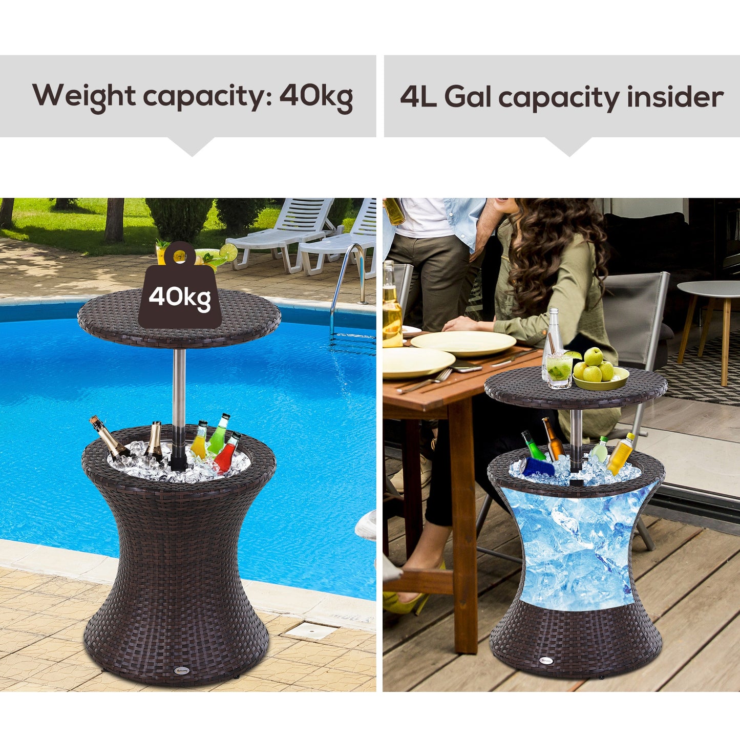 Rattan Ice Bucket