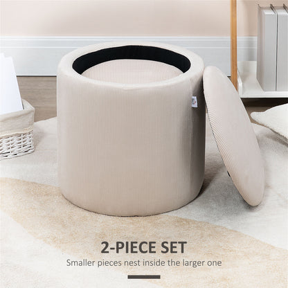 Storage Ottoman Set