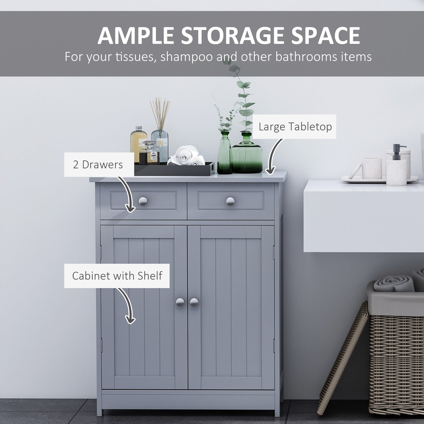 Bathroom Floor Cabinet