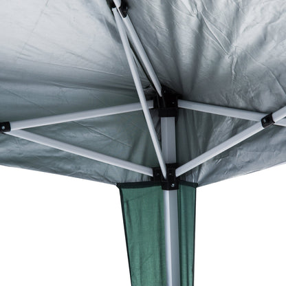 Outsunny Slant Leg Pop Up Gazebo with Carry Bag, Height Adjustable Party Tent Instant Event Shelter for Garden, Patio,