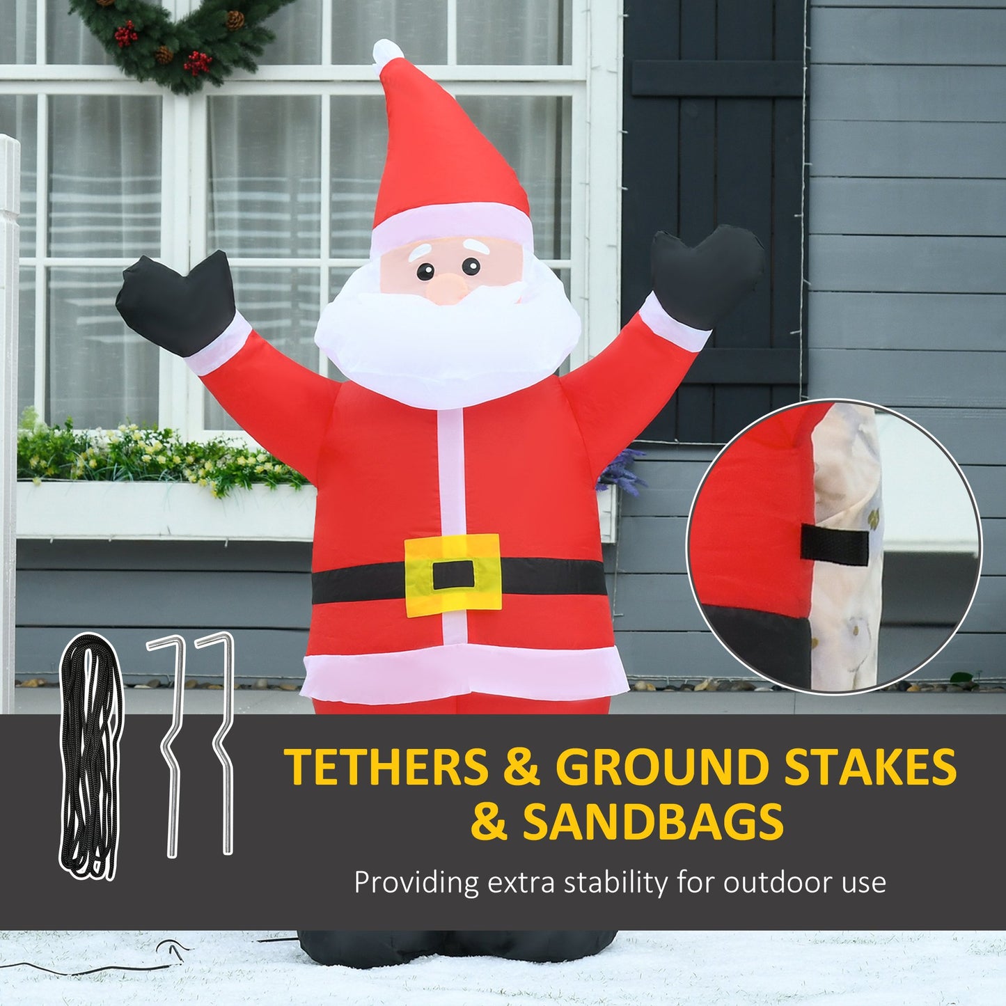 Inflatable santa claus