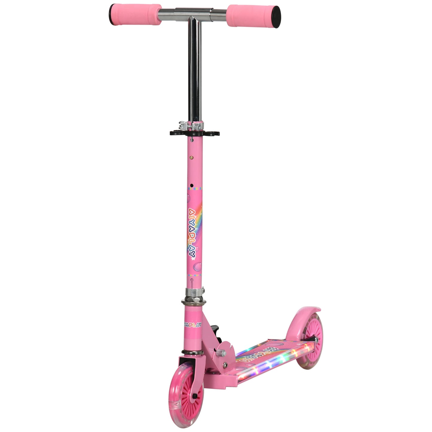 Foldable Kids Scooter with Lights and Music