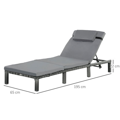 Rattan Single Lounge