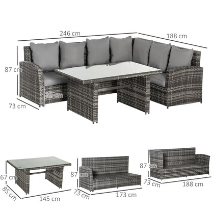 Rattan Sofa Set