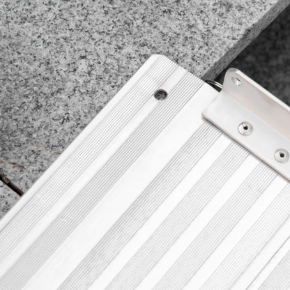 Folding Wheelchair Ramp, 183 x 72 cm Portable Threshold Ramp, for Scooter Steps Home Stairs Doorways