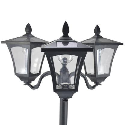 1.8m Traditional Victorian Style - Solar Post Lamp with Sensor