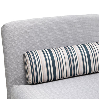 Single Sofa Bed Futon Chair Sleeper, Foldable Portable Lounge Couch, Living Room Furniture Grey