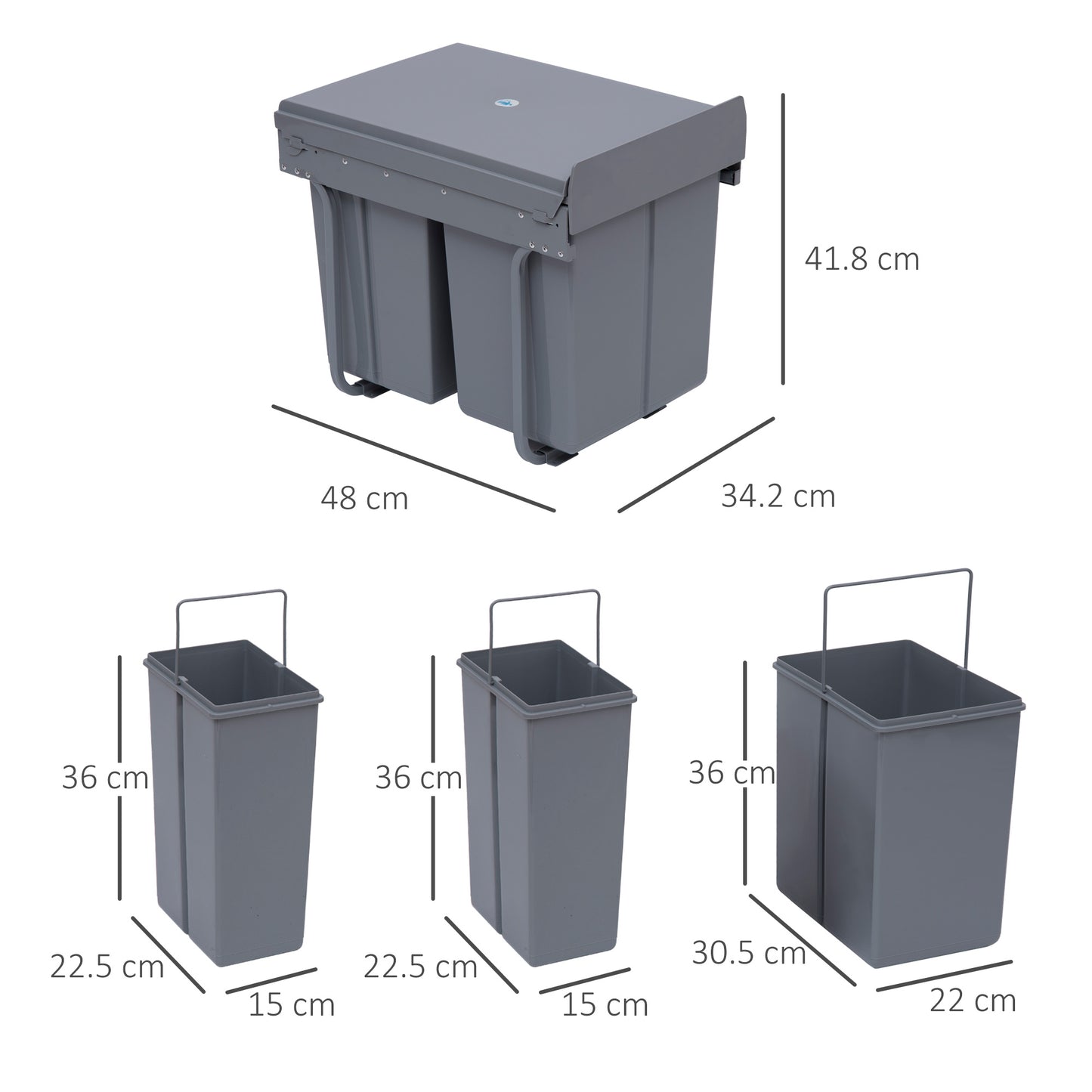 Cupboard Bins for Kitchen