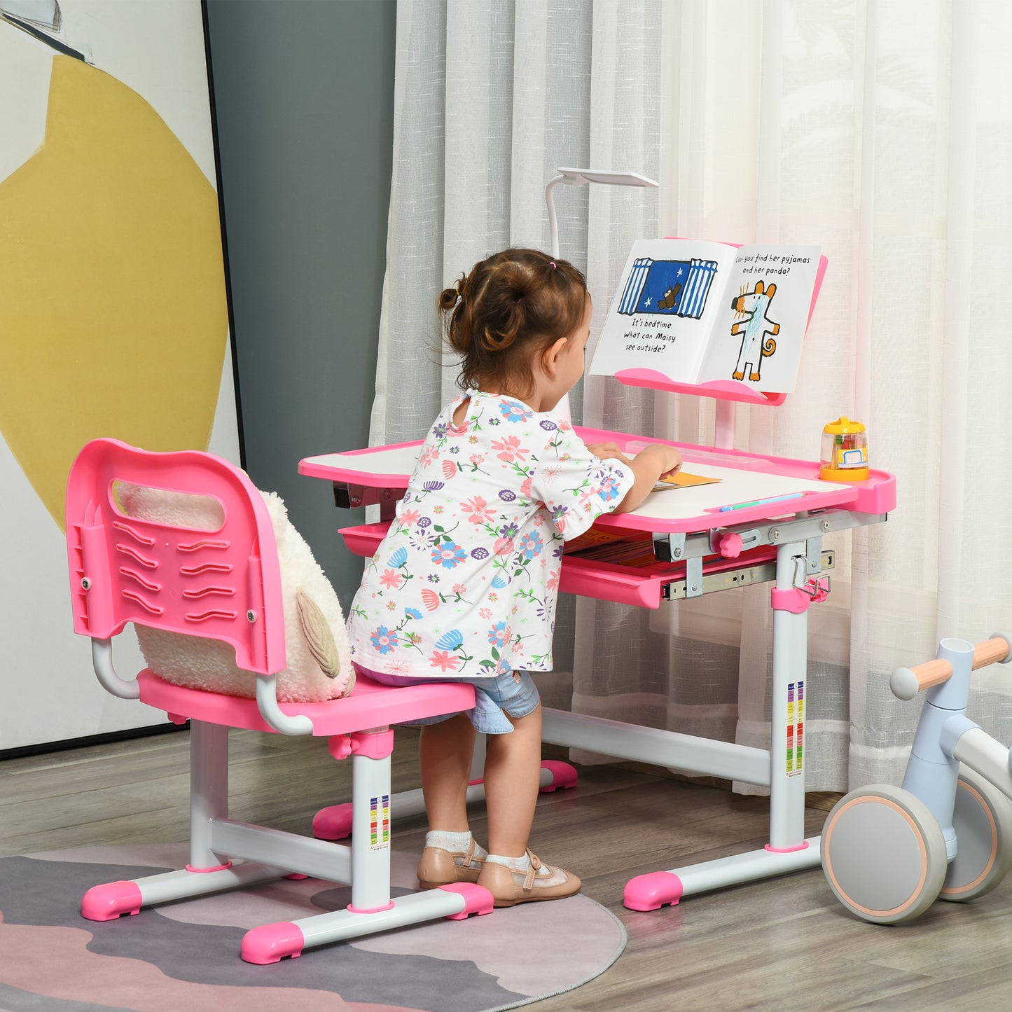 Children''s Study Table And Chair Set