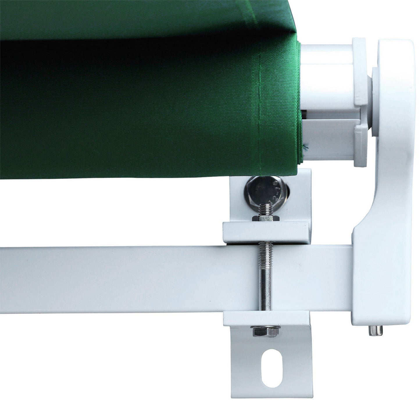 Manual Retractable Awning, size (4m x3m)-Green