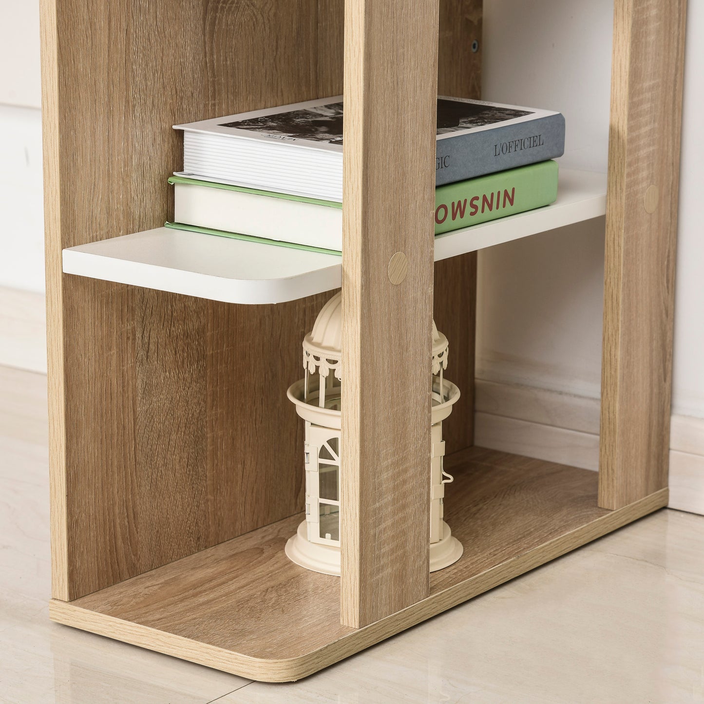 Desk with Shelves
