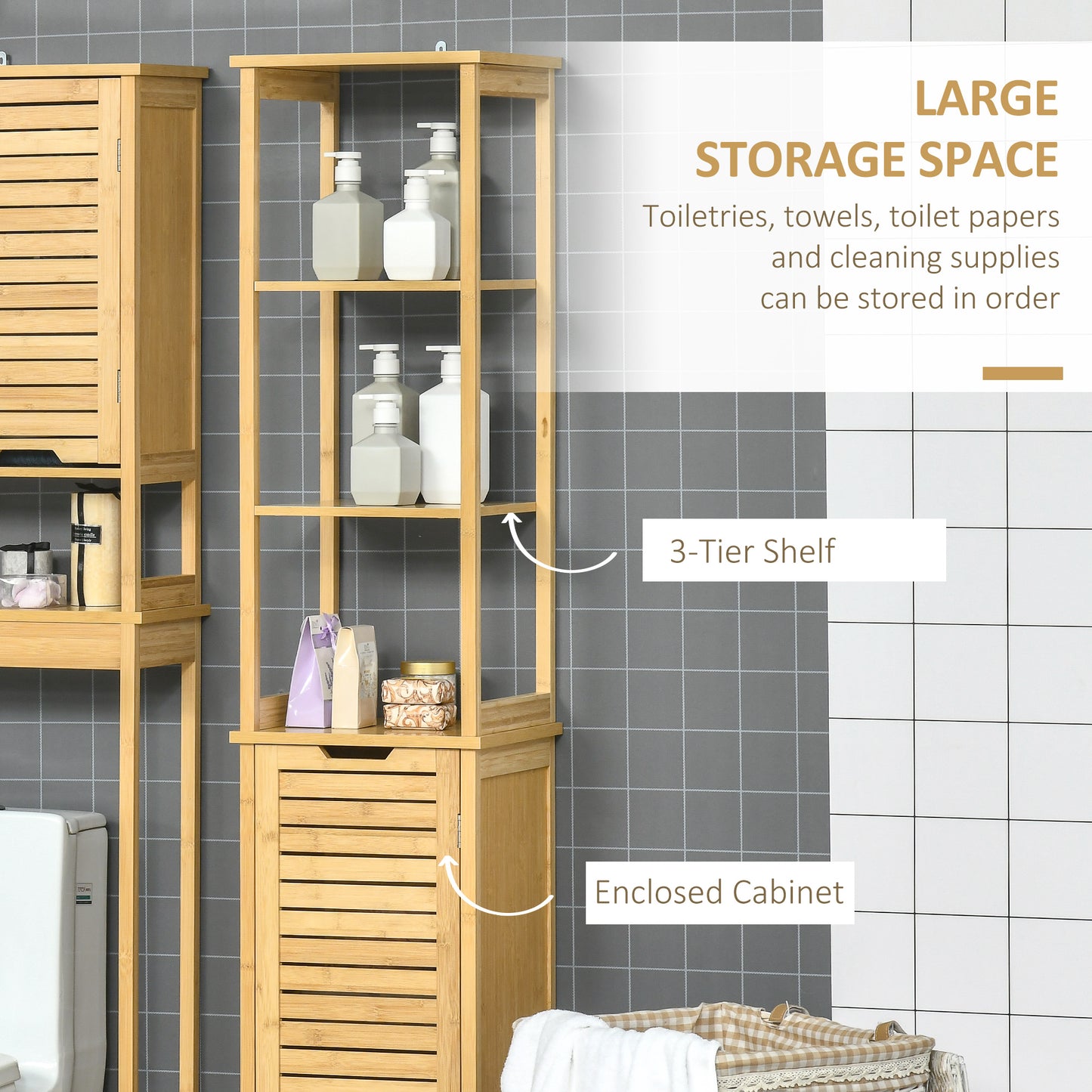Bathroom Floor Cabinet