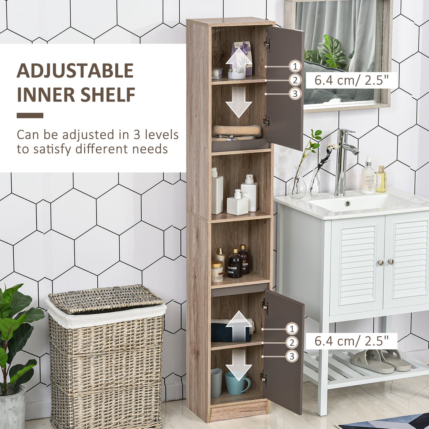 Bathroom Floor Cabinet