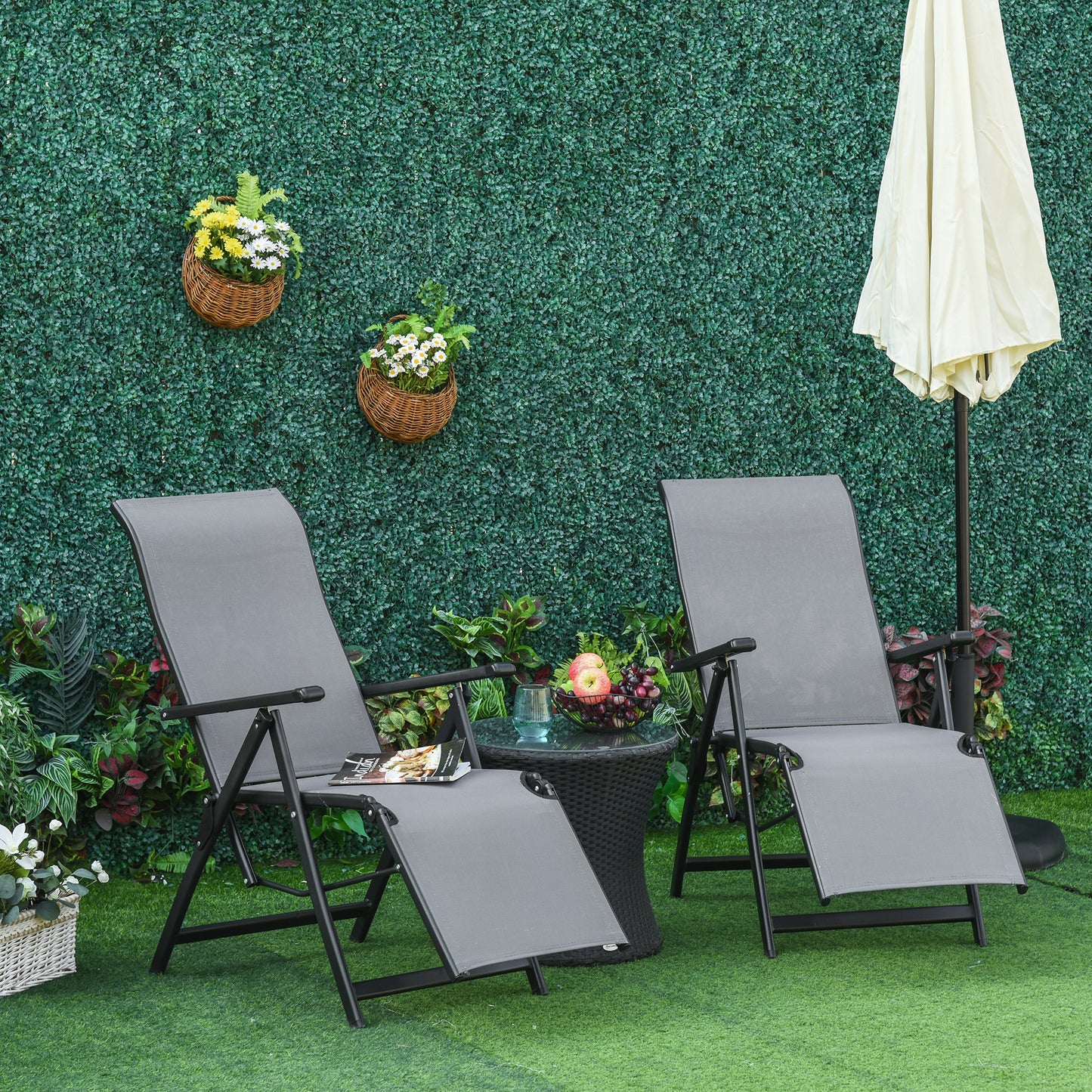 Outdoor Lounge Chair Set