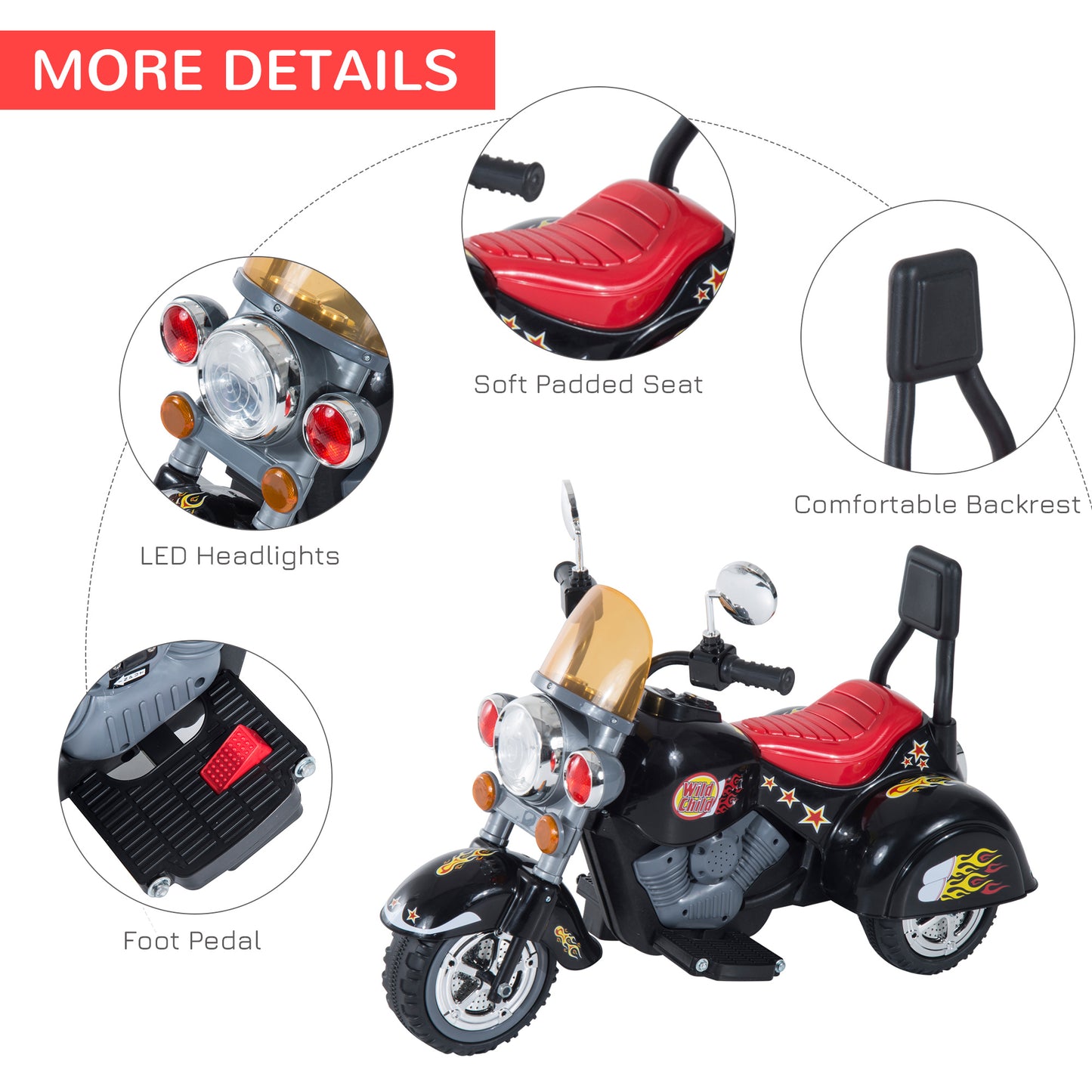 Electric Ride-on Motorcycle