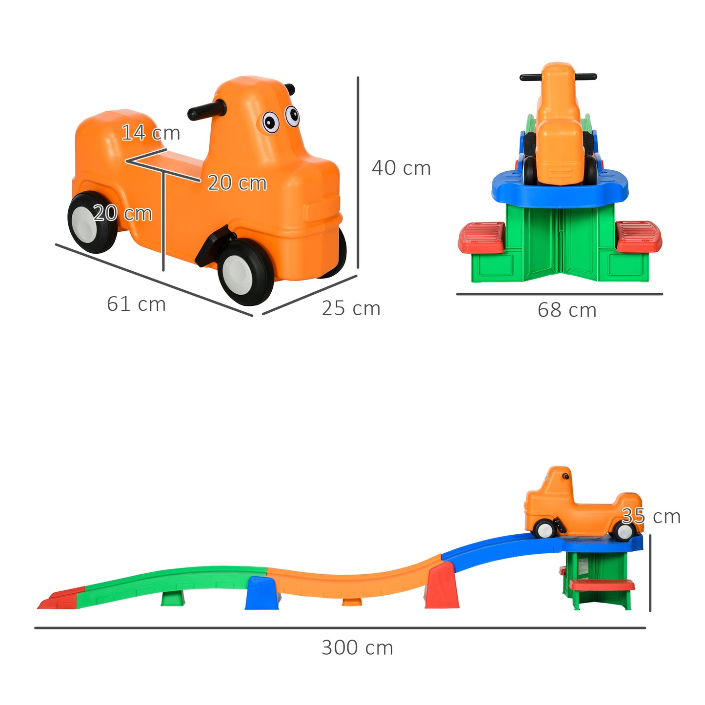 Up & Down Roller Coaster For Kids