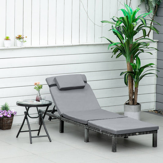 Rattan Single Lounge