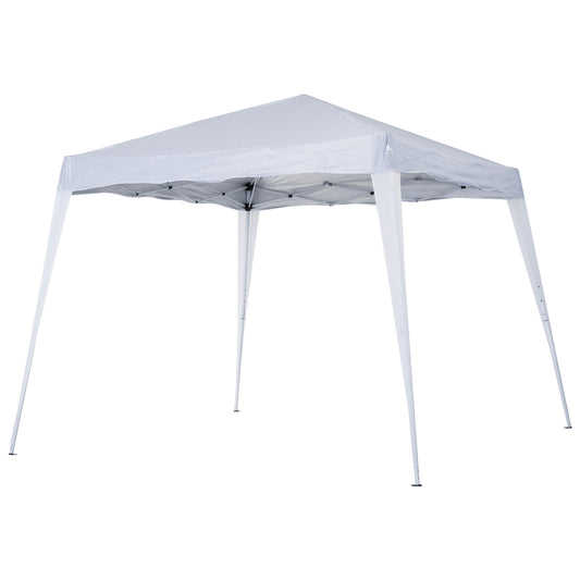 Outsunny Slant Leg Pop Up Gazebo with Carry Bag, Height Adjustable Party Tent Instant Event Shelter for Garden, Patio,