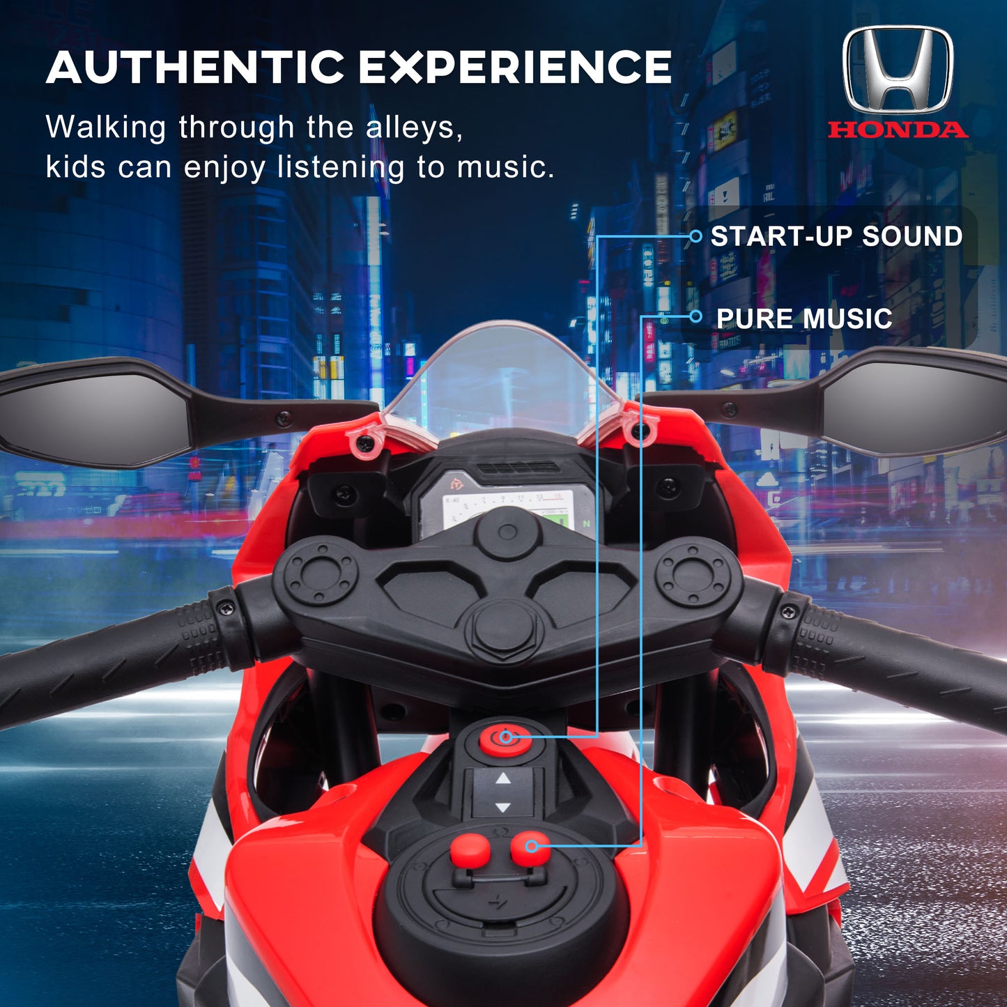 Electric Ride-on Motorcycle