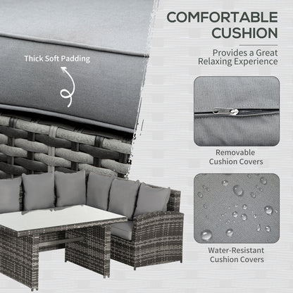Rattan Sofa Set