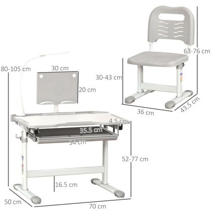 Children''s Study Table And Chair Set