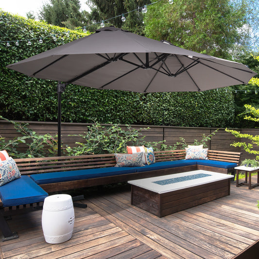Double-Sided Cantilever Umbrella