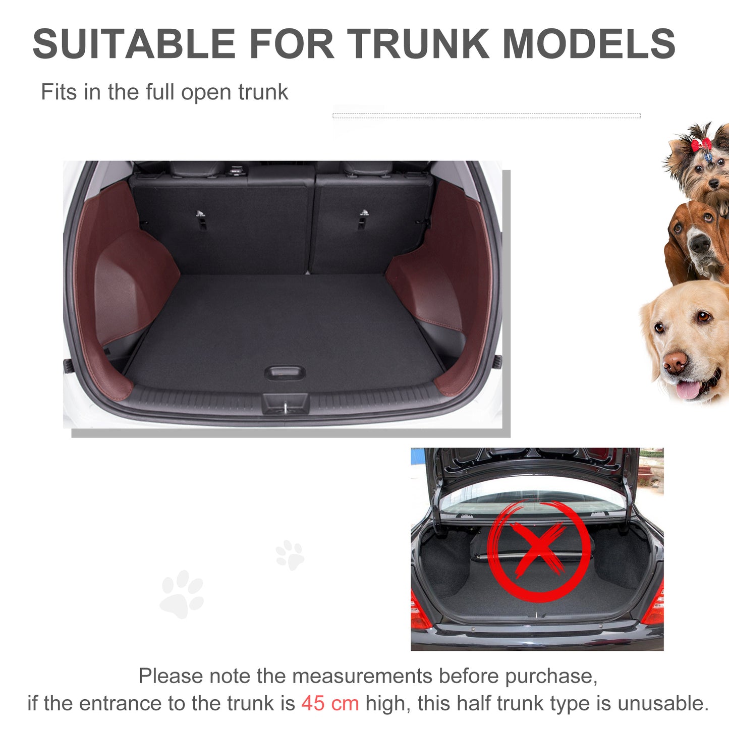 Warehouse Clearance: Metal Dog Car Crate Folding Pet Cage Transport Box Carrier for Small Dog with Removable Tray 77 x 47 x 55cm