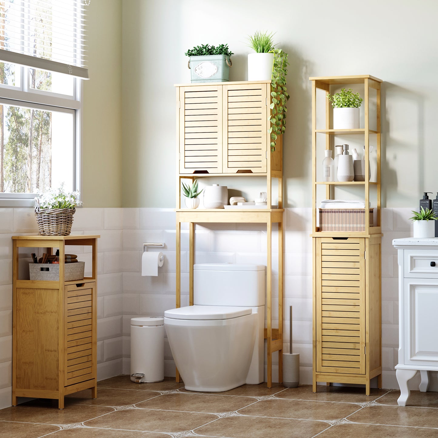 Bathroom Floor Cabinet