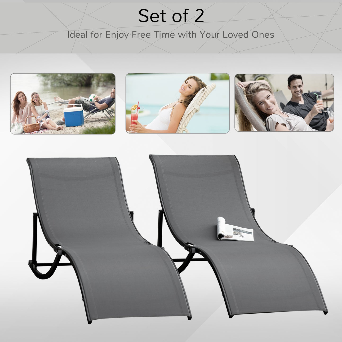 Sun Lounger Set