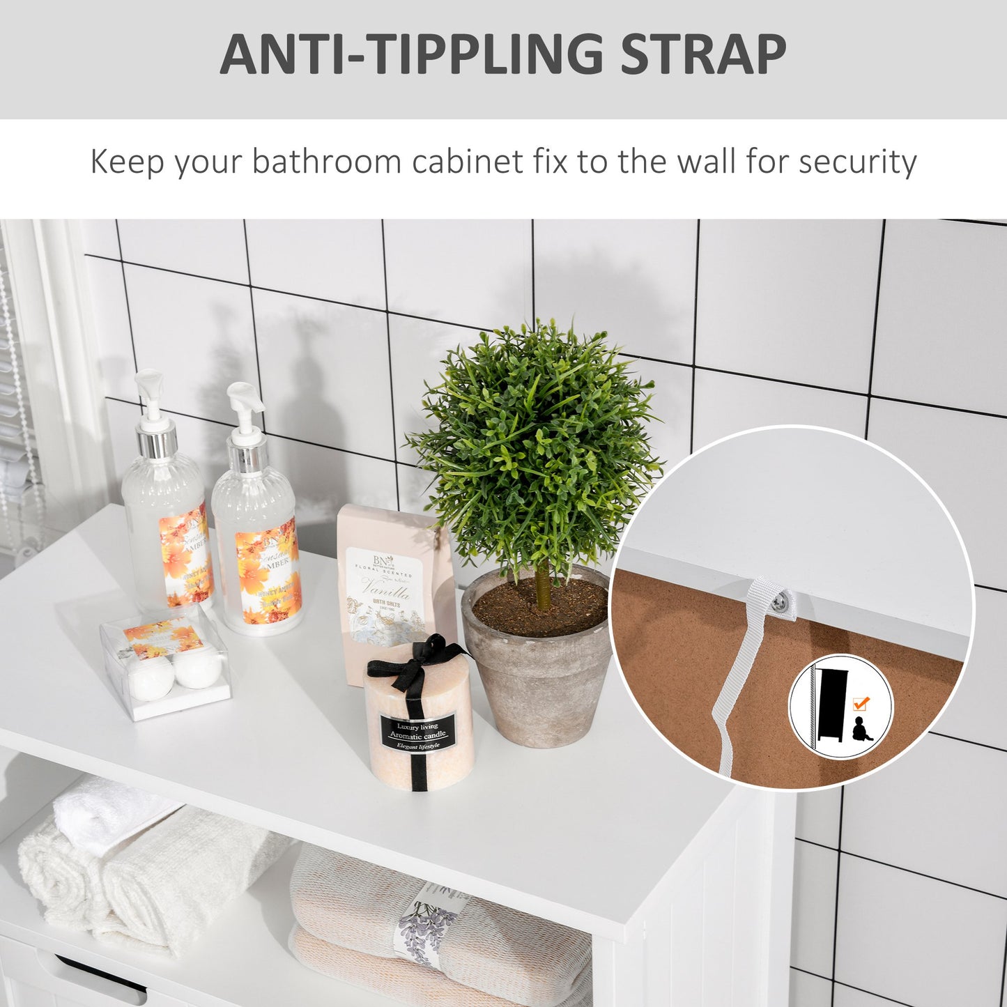Bathroom Floor Cabinet