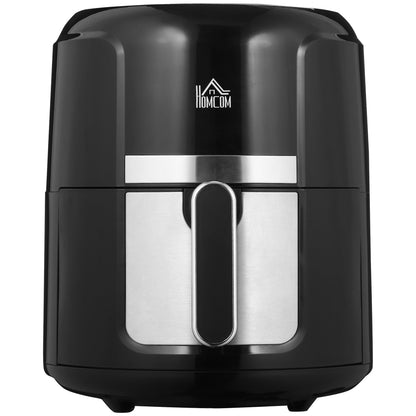 Air Fryers, 1300W 4L Air Fryers Oven with Rapid Air Circulation, Adjustable Temperature, Timer and Nonstick Basket for Cooking, Black