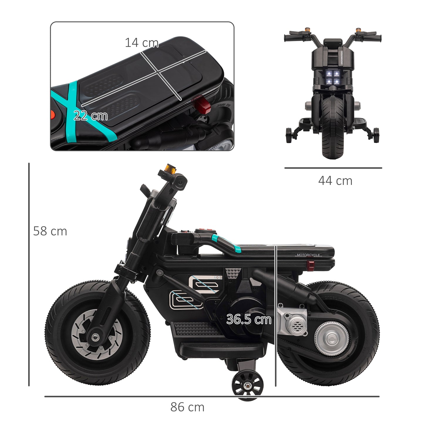 Electric Ride-on Motorcycle