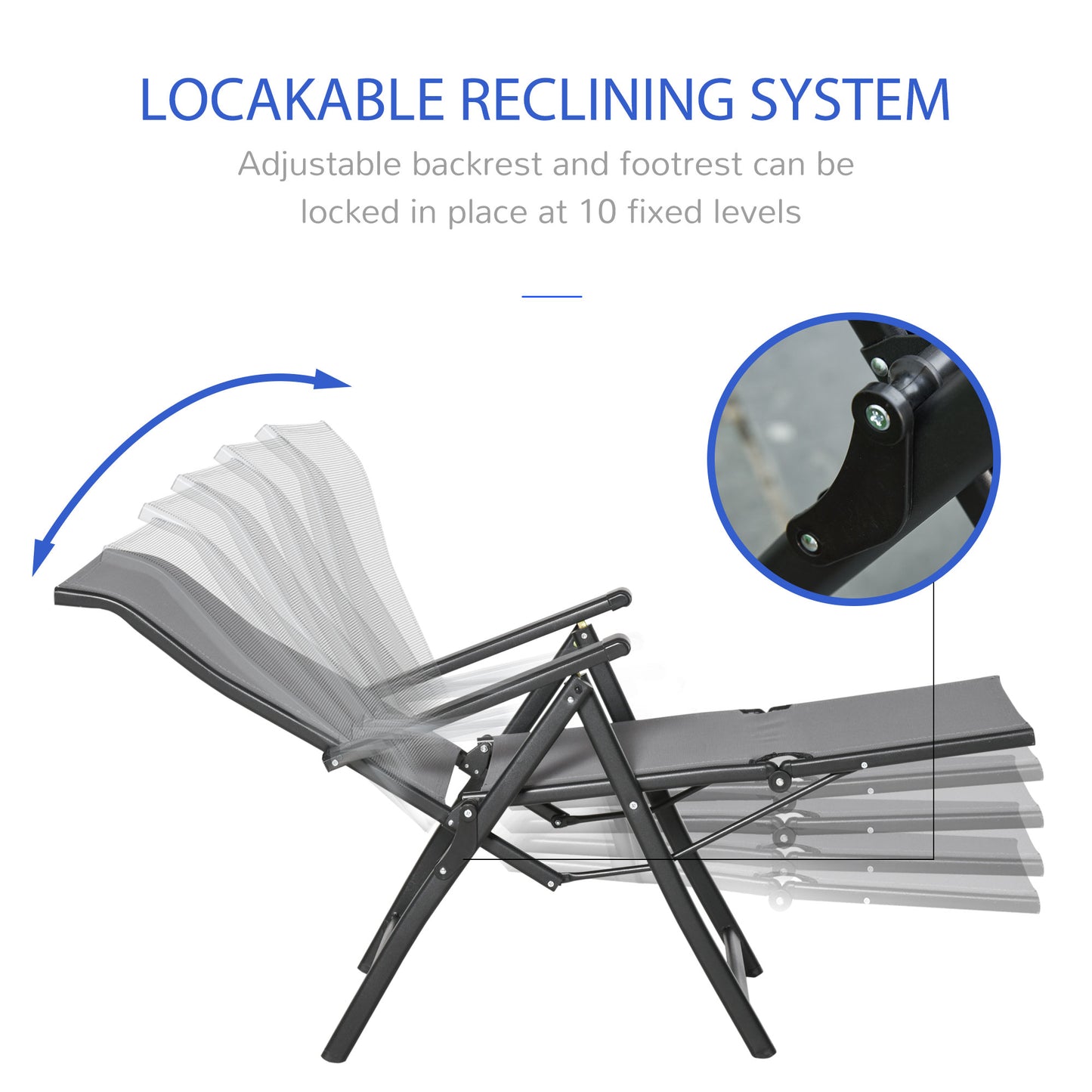 Outdoor Lounge Chair Set