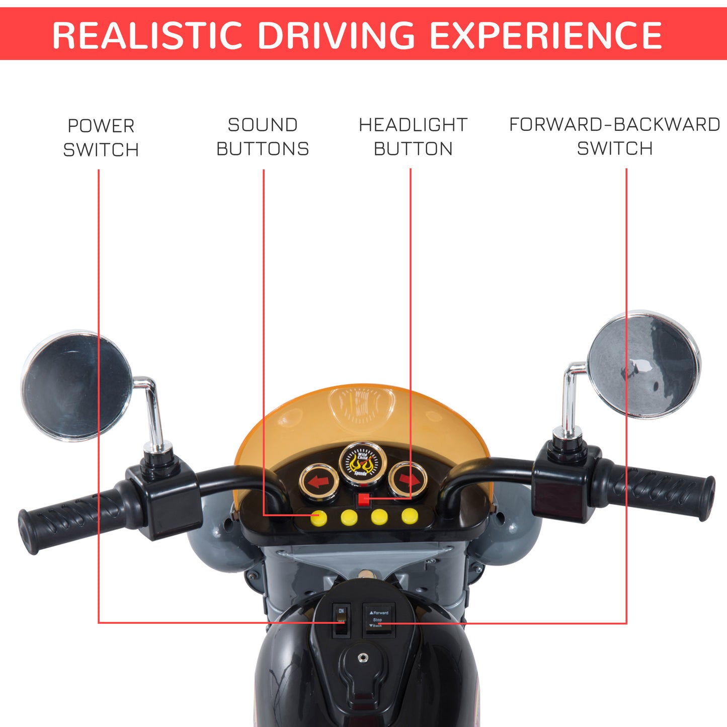 Electric Ride-on Motorcycle